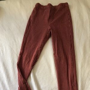 Pin striped pants